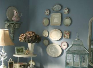 Декоративные тарелки на стене – стильное украшение дома